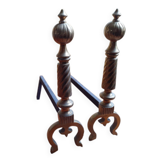 Pair of andirons