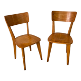 Pair of wooden chairs
