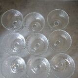 Set of 6 glass cups
