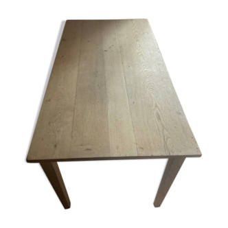 Old farmhouse table natural wood