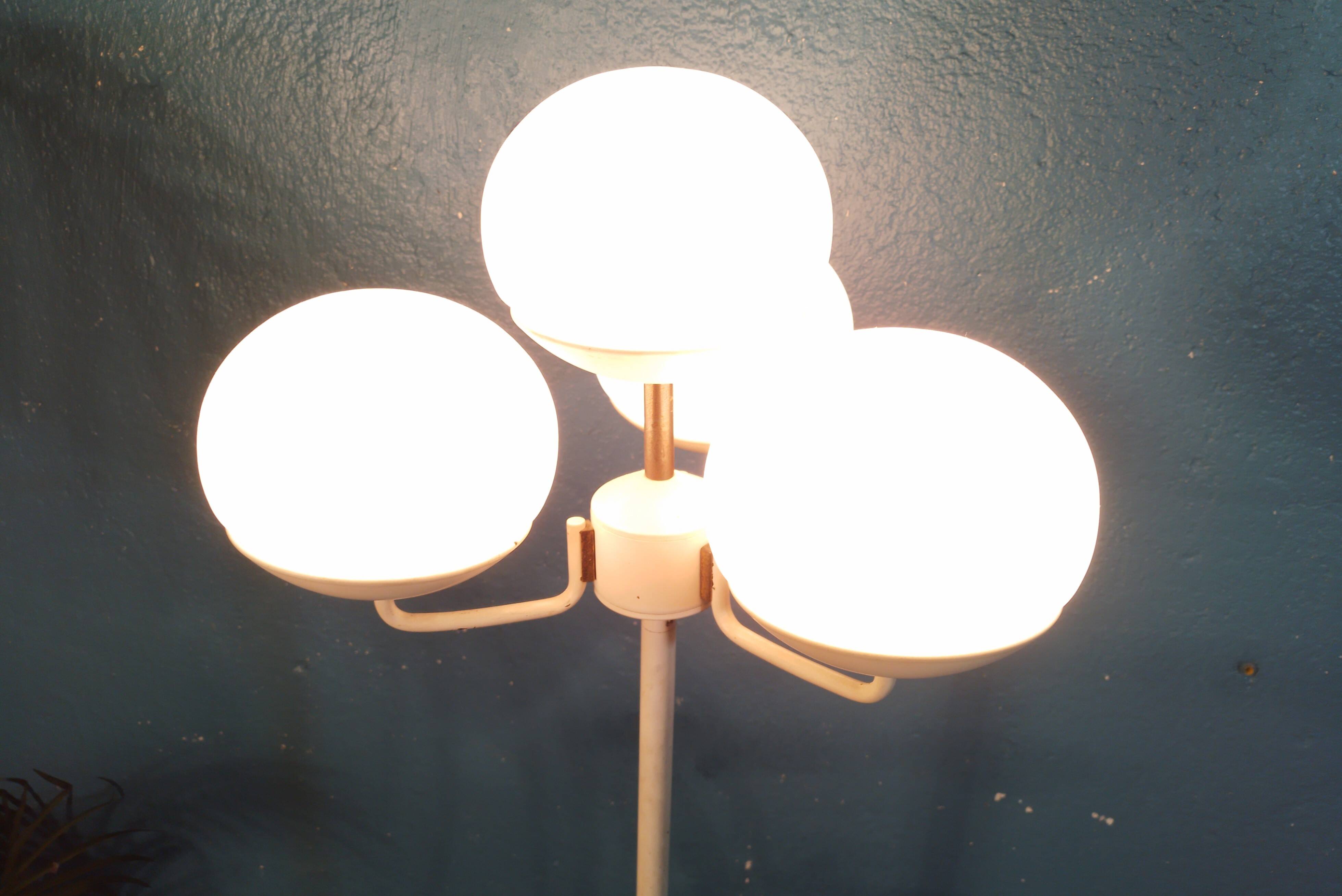 1960s four-light floor lamp
