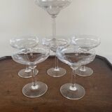 6 coupes à champagne