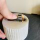 Alabaster stand-up lighter