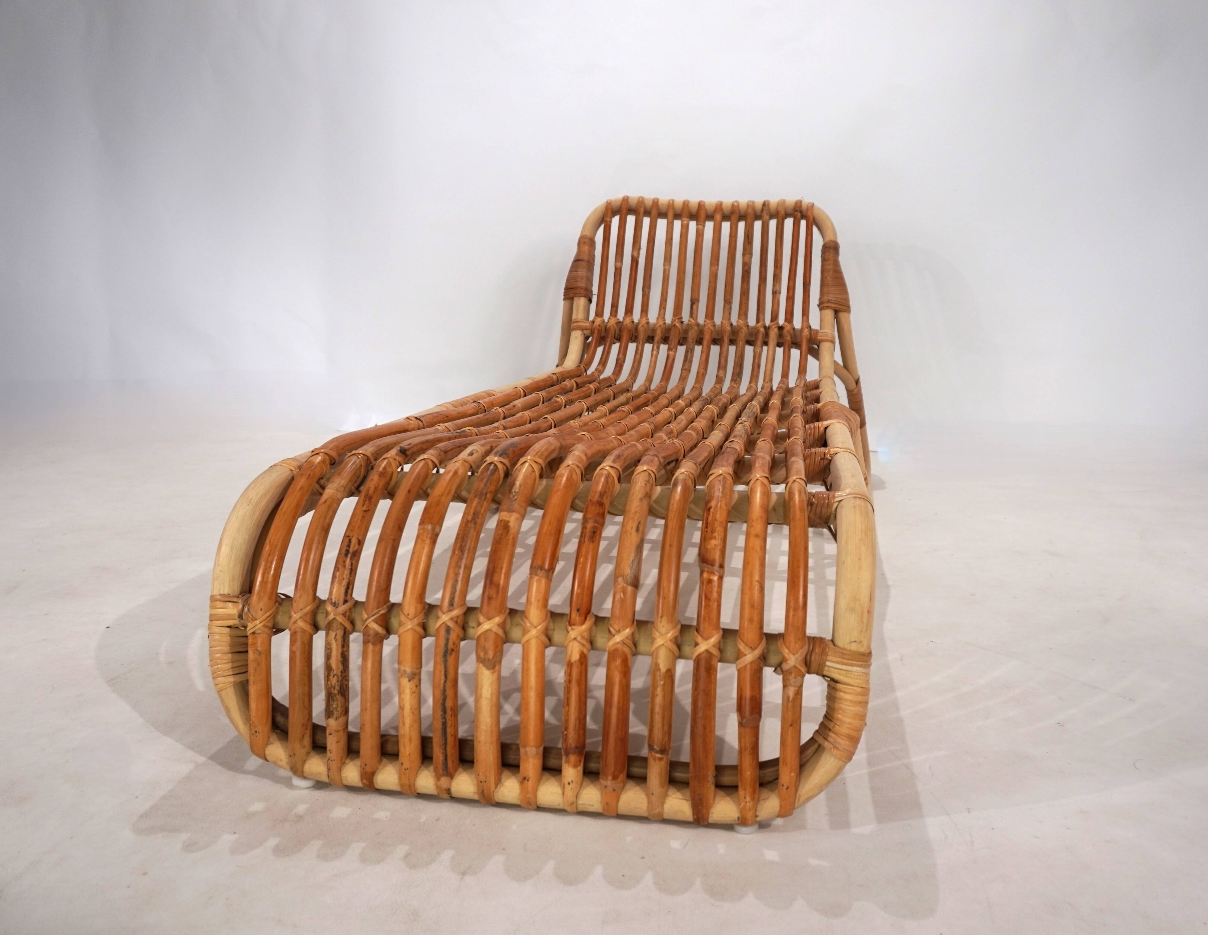 Lit de repos en bambou, 1970