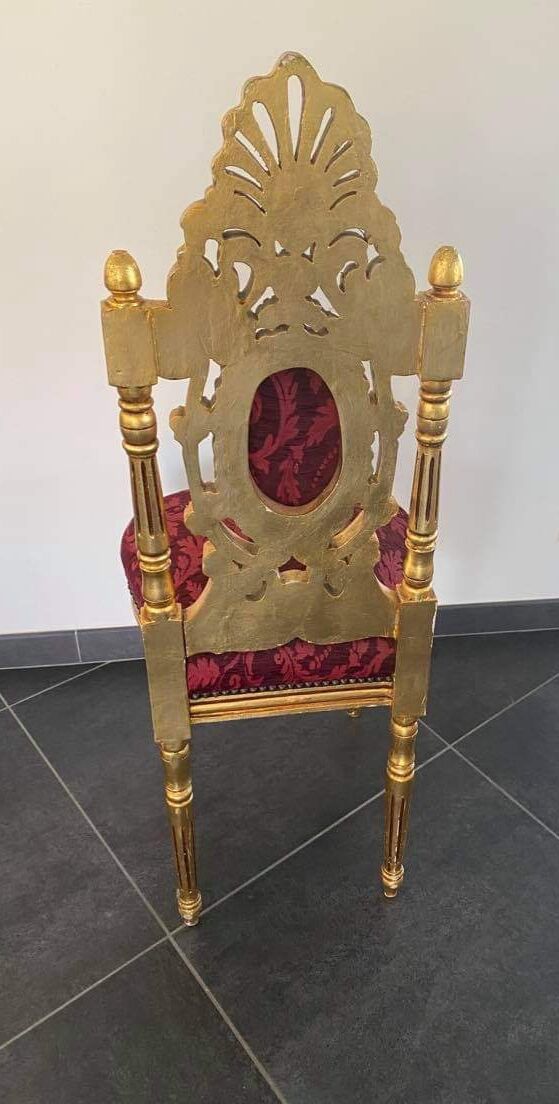 Golden royal chair