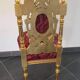 Golden royal chair