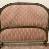 Louis XVI style bed in patinated beech, 20th century