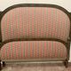 Louis XVI style bed in patinated beech, 20th century