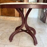 Thonet table n°8 / n°9 from 1888 Café Museum, after Adolf Loos marble top