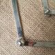 Stretchy silver metal flat bottom