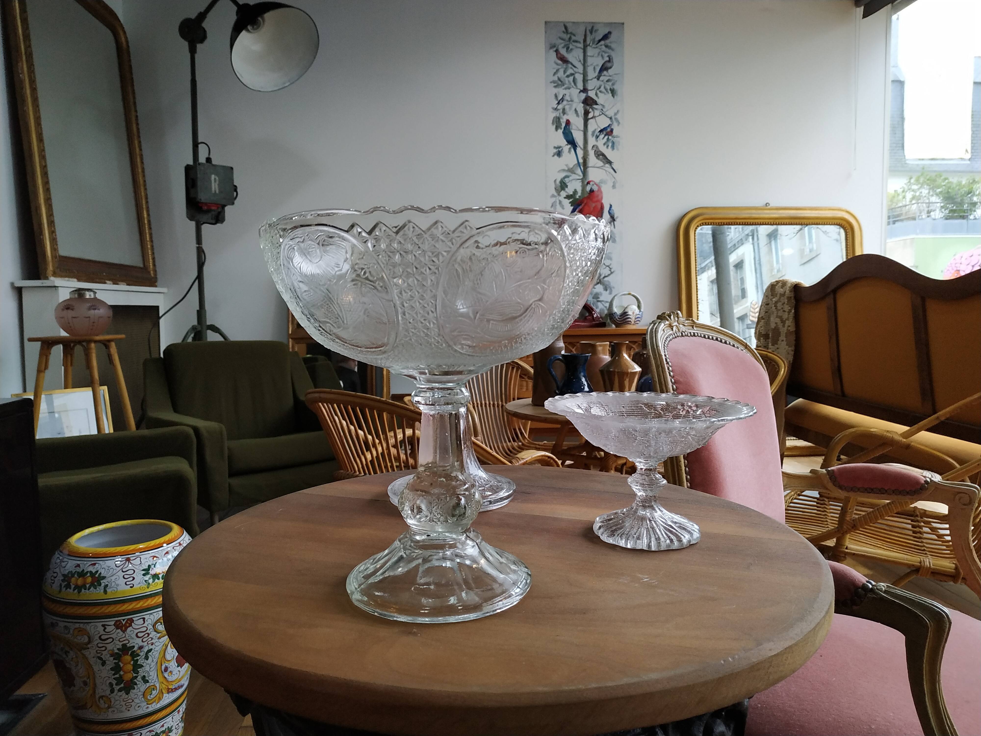 Coupe a fruits en verre