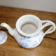 Teapot Sarreguemines model thorns - blue