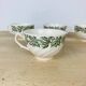 4 dessert plates and cups Merry Christmas Johnson Bros