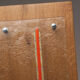 Glass and wood desk lamp by William Olivier