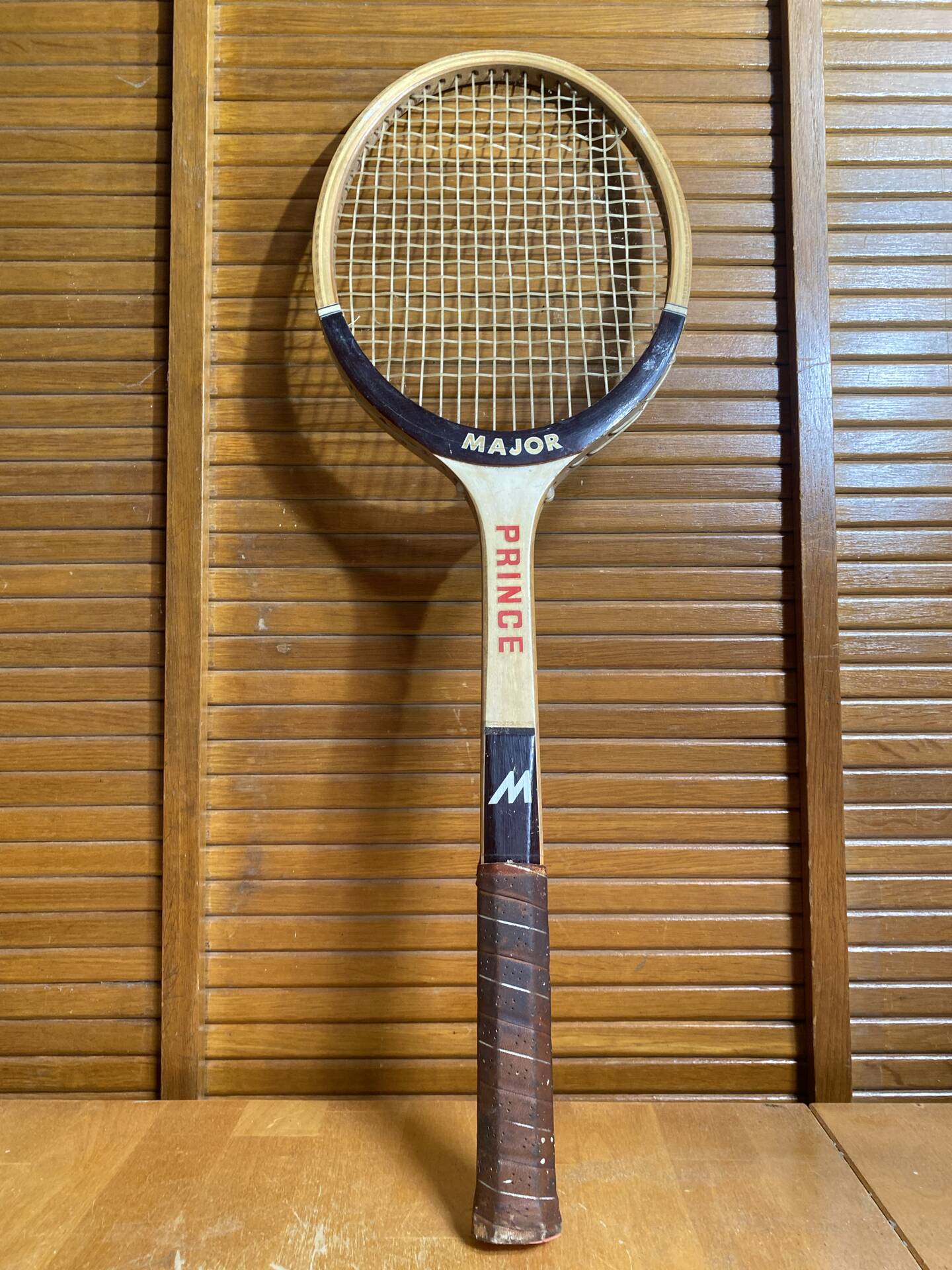 Vintage Major Prince Wooden Tennis Racket #E215