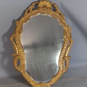 Old mirror frame gilded wood decoration shells and rinses Louis XV style 58x42 cm SB