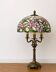 Arts & Crafts table lamp in leaded stained glass, 20th century.