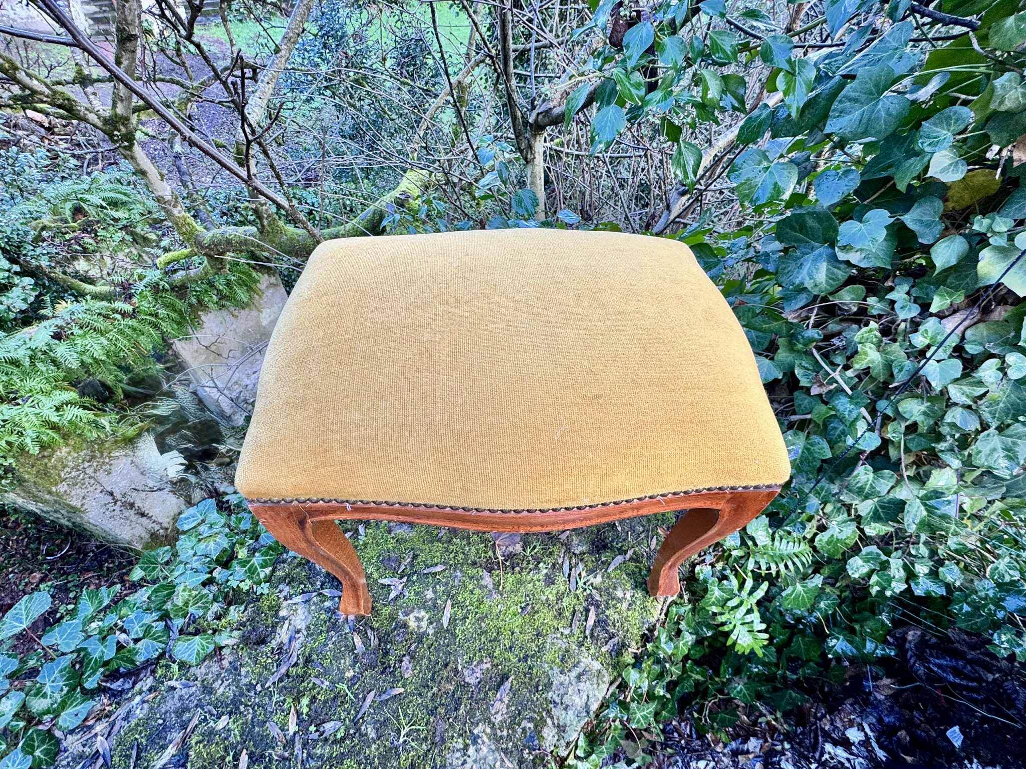 Large studded footrest in Louis XV style