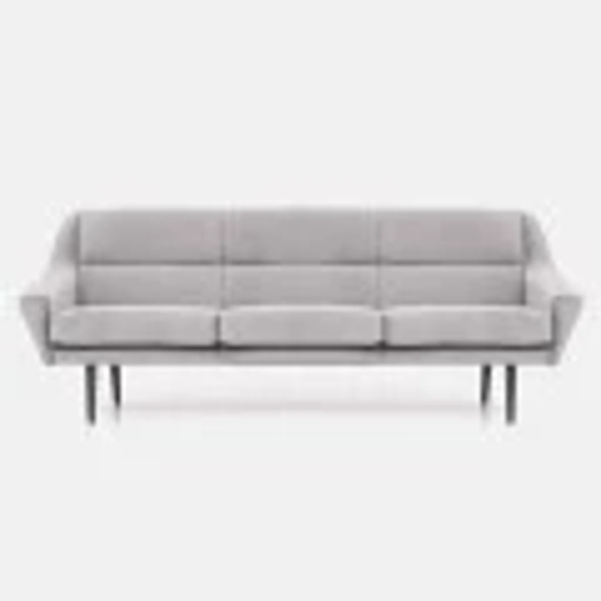 Sofa SKAGEN silver velour, Scandinavian design