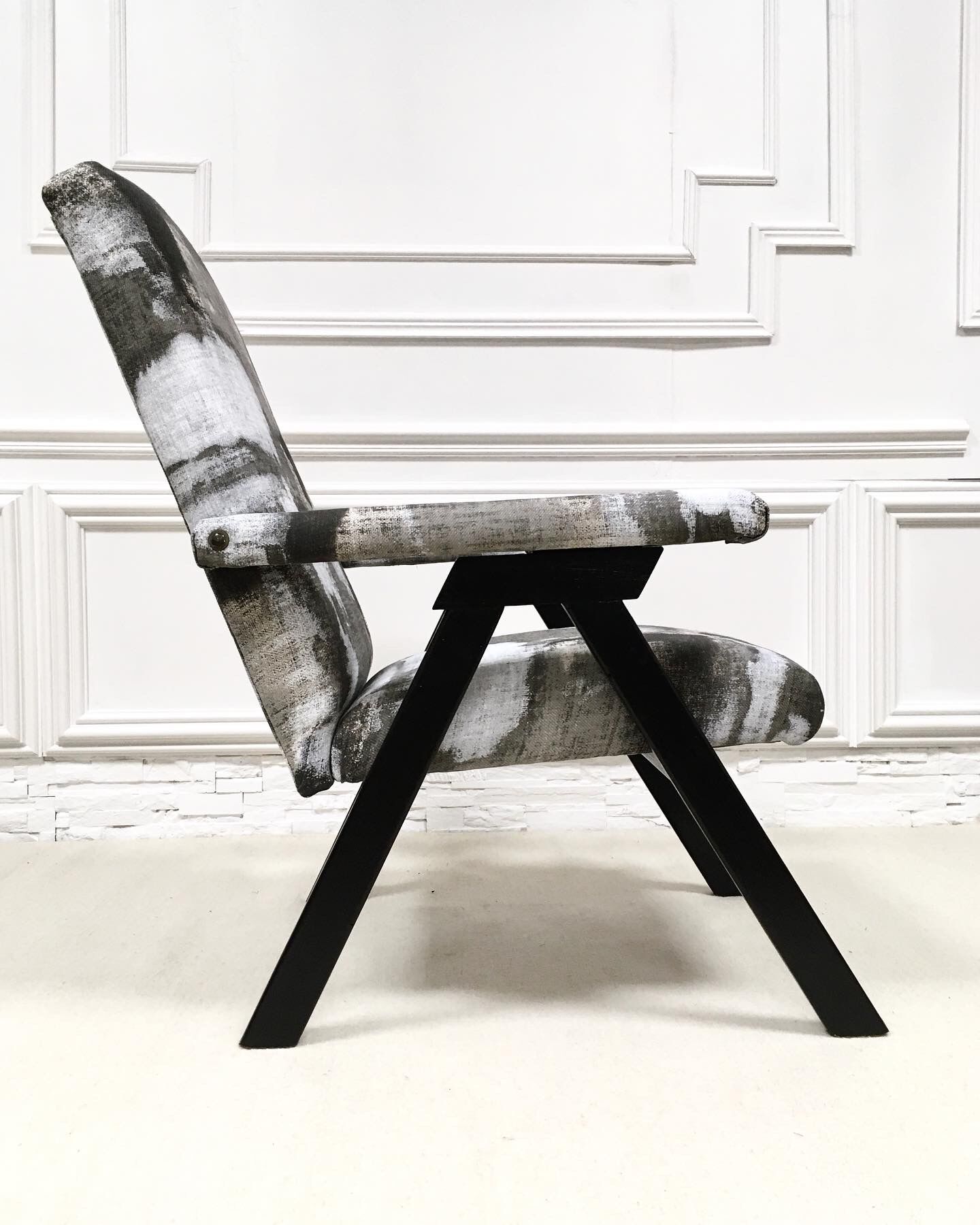 Restored Scandinavian armchair