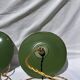 Vintage suspension pair in enamelled sheet metal retro factory style