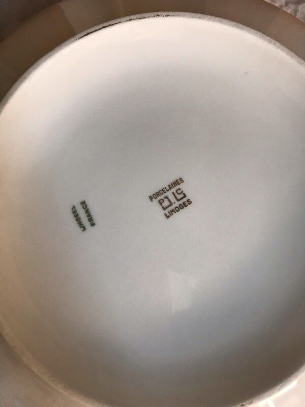Porcelain soup of limoges