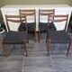 Set of 4 Scandinavian chairs, 1970s