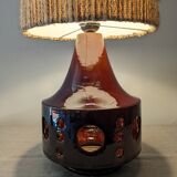 Glazed ceramic floor lamp from the 60s/70s