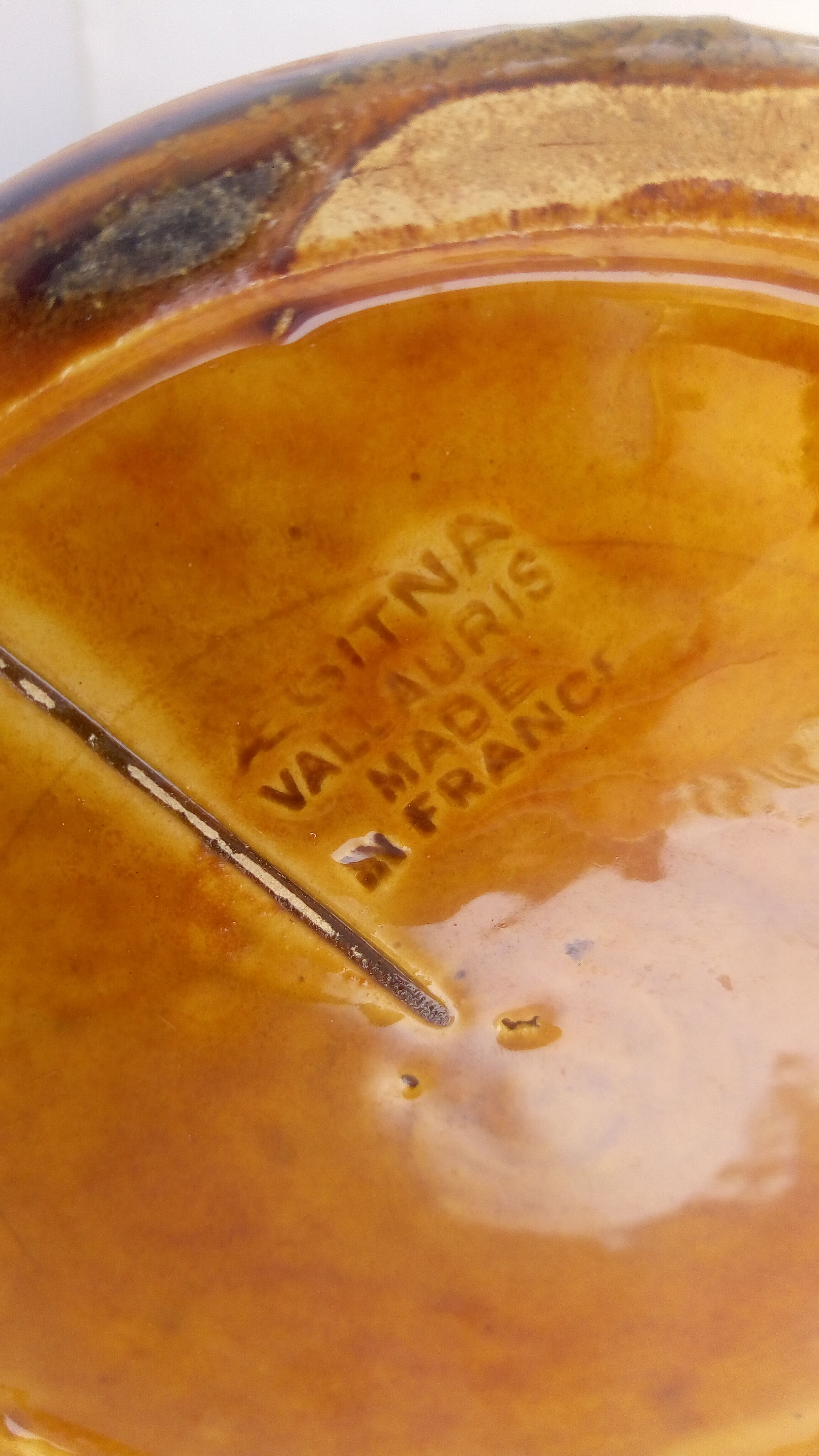 Water pitcher Vallauris Aegitna ochre