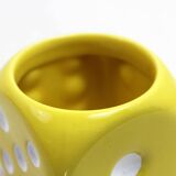 Dice Shaped Ceramic Pot