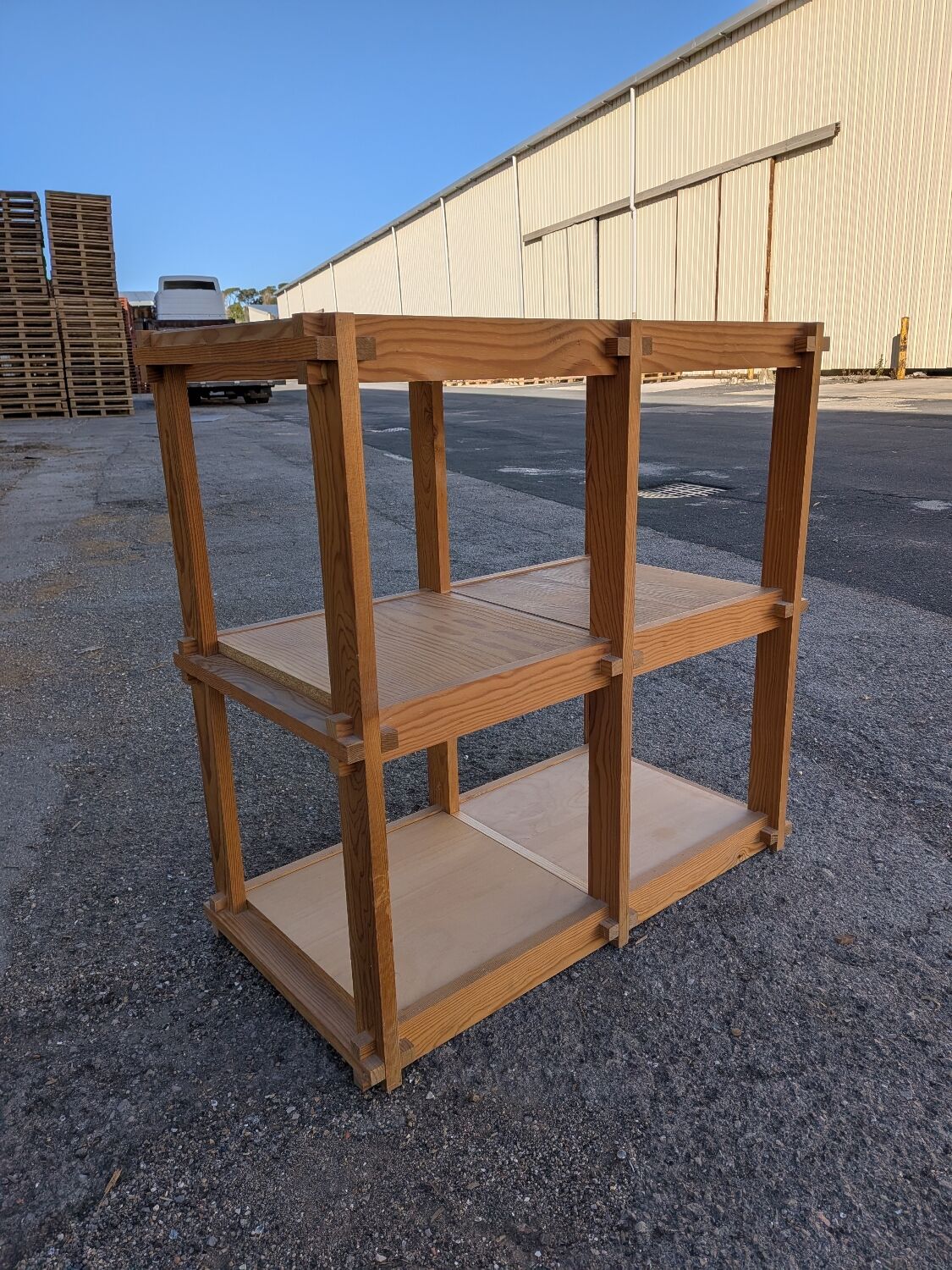 Small pine furniture from the 1970s.