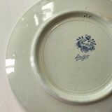 Decorative plate Boch – Delft decor, winter scene (1960s–70s)