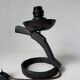 Brutalist metal lamp from the 50s
