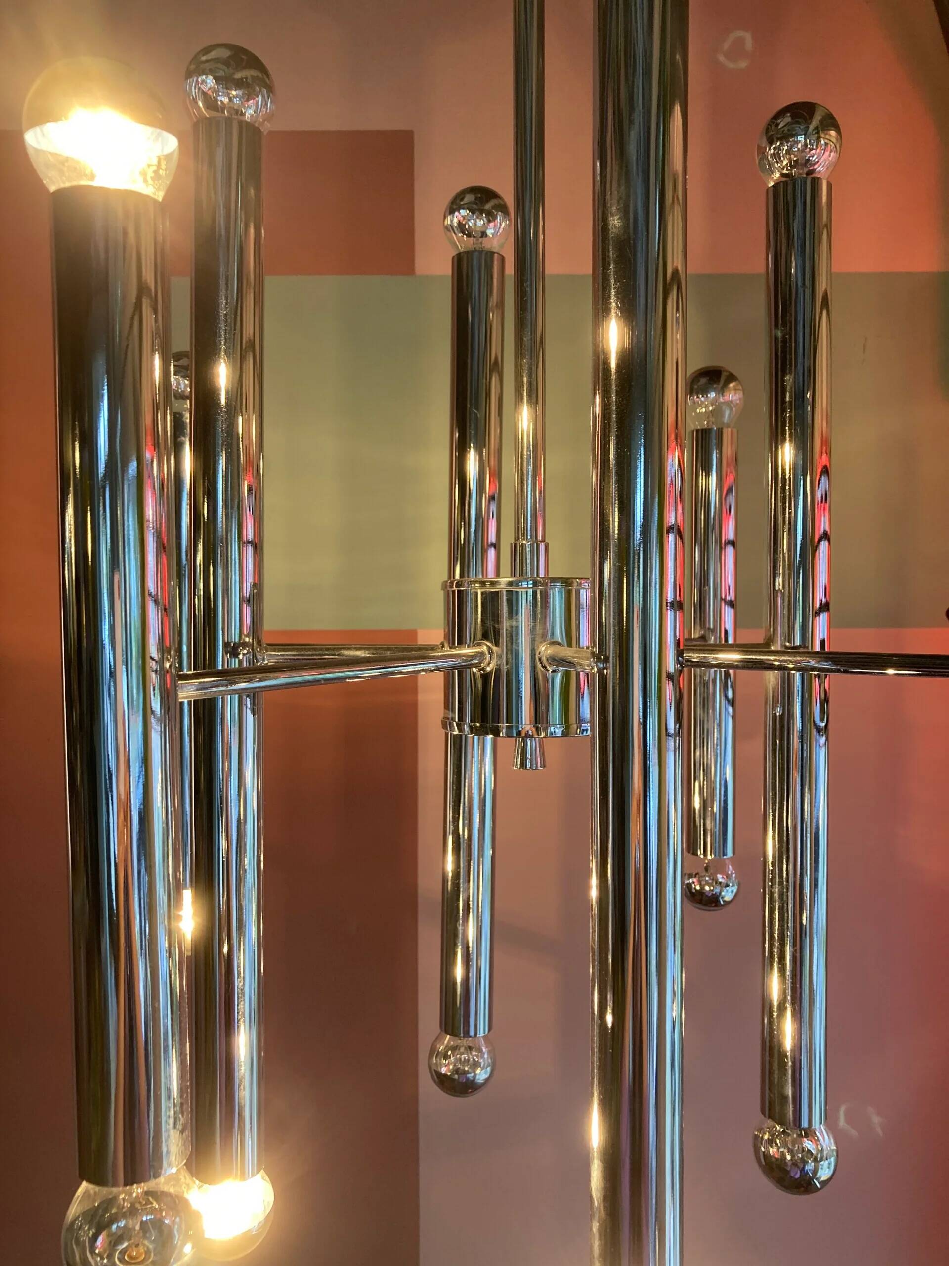 Vintage Sciolari pendant lamp, 1960s