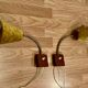 Paire d'appliques modulables Design scandinave 1950.