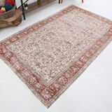 5x8 Faded Beige Turkish Rug