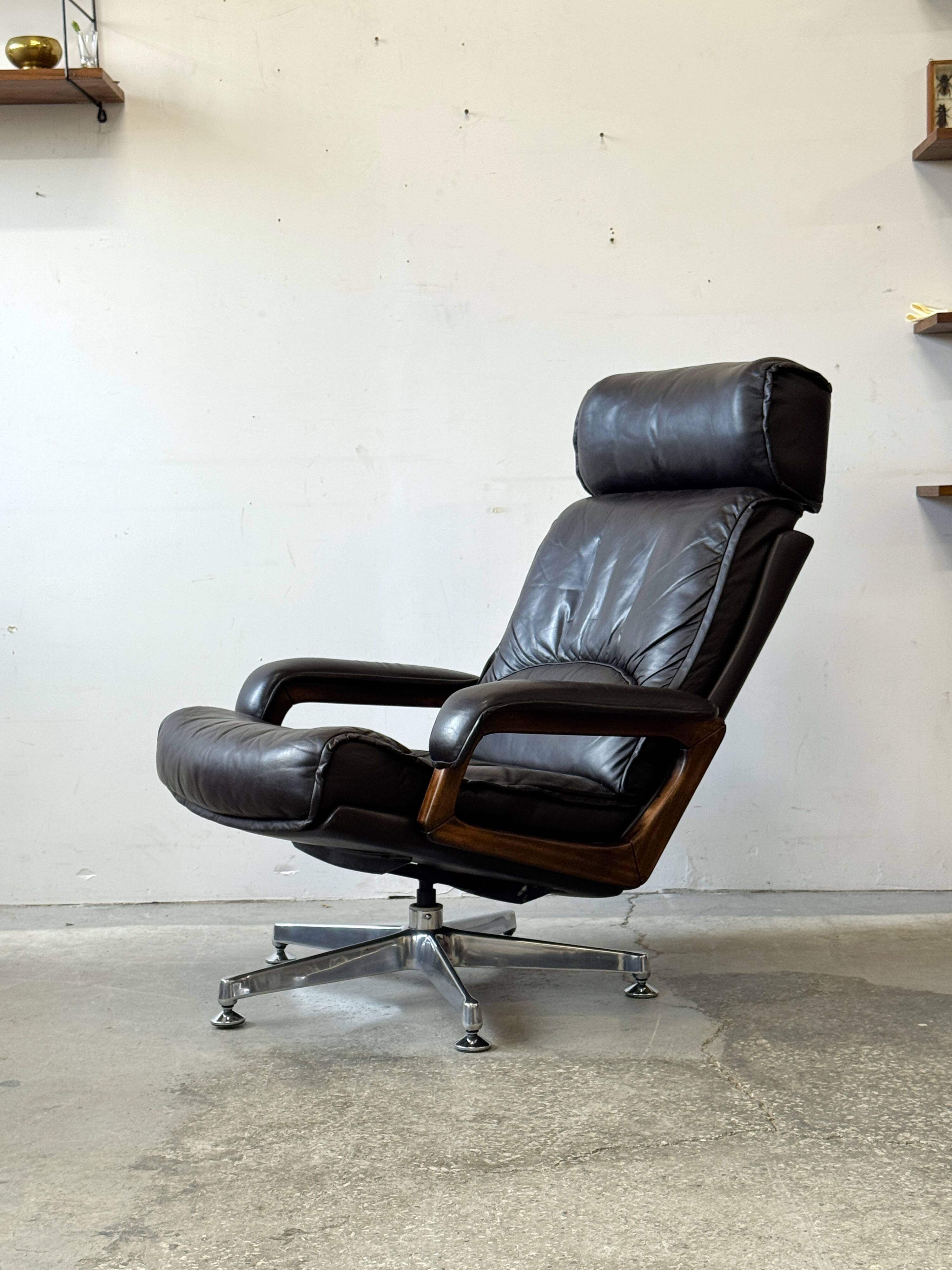 Lounge Chair, Denmark 1970s, Mid-C, Vintage