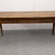 Burgundian farmhouse table in walnut, France early 19th century.