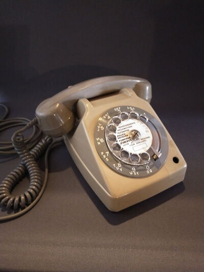 Socotel S63 dial phone grey