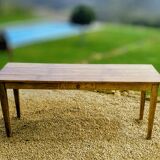Farm table in sold oak