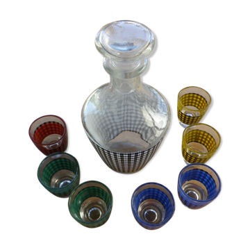 Vintage liqueur service