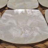 Set of 6 mother-of-pearl bowls