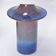 Tall Mid-Century Modern Danish Blue Table Lamps from Soholm, Set of 2