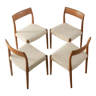 Chaises de salle à manger des années 1950, Nils O. Møller