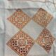 Set of retro napkins