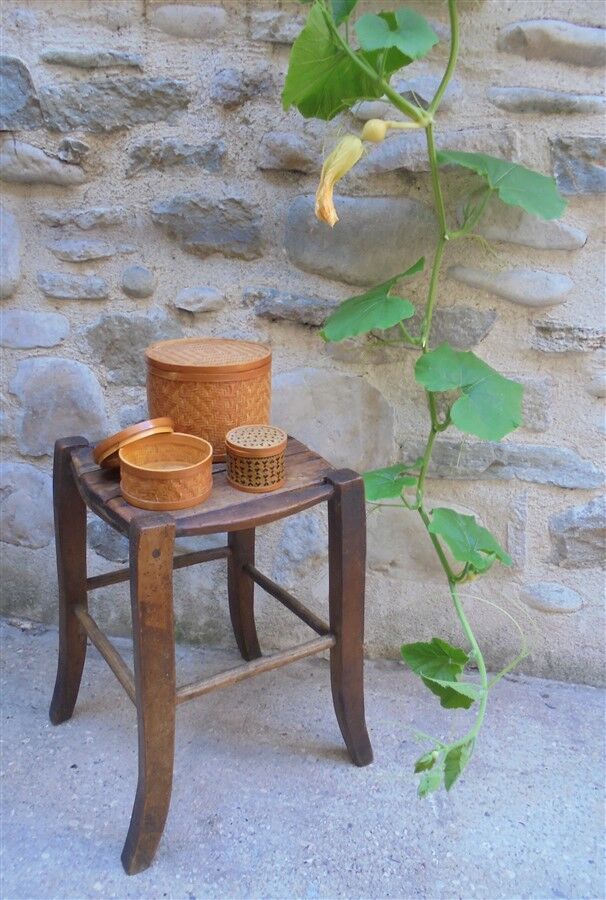 Wooden stool