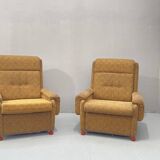 Eastern bloc Vintage armchairs, 1980´s, Czechoslovakia
