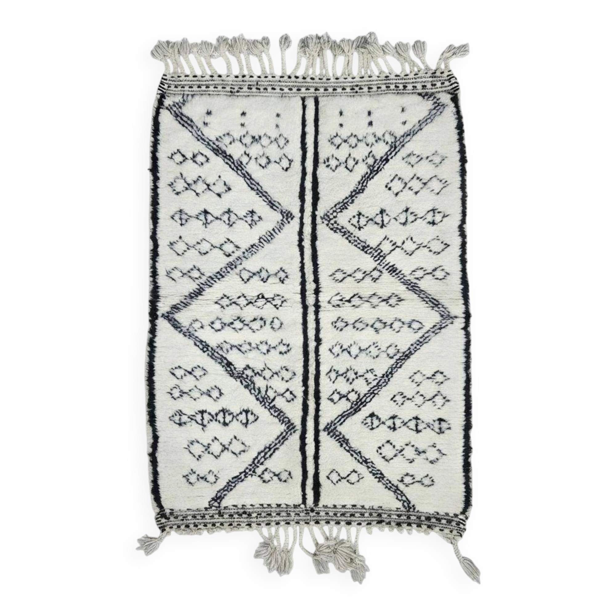 Tapis Beni Ouarain Berbère - 159 x 112 cm