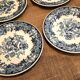 Lot de 4 assiettes à dessert " la primula"