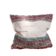 Hand-woven handmade cushion cover made from recycled cotton